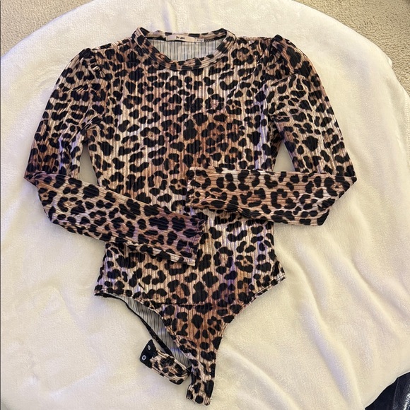 Miami Leopard Print Bodysuit - Picture 1 of 1